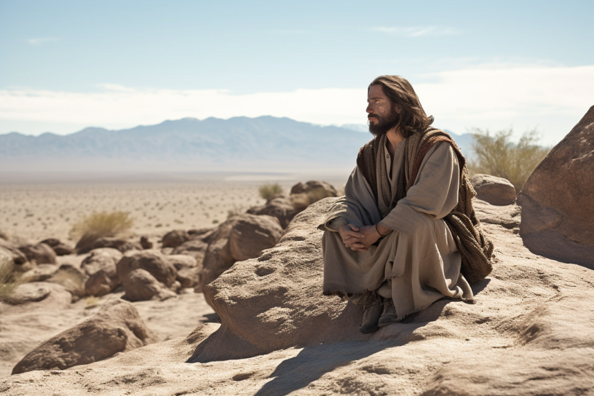 why did Jesus go into the desert for 40 days